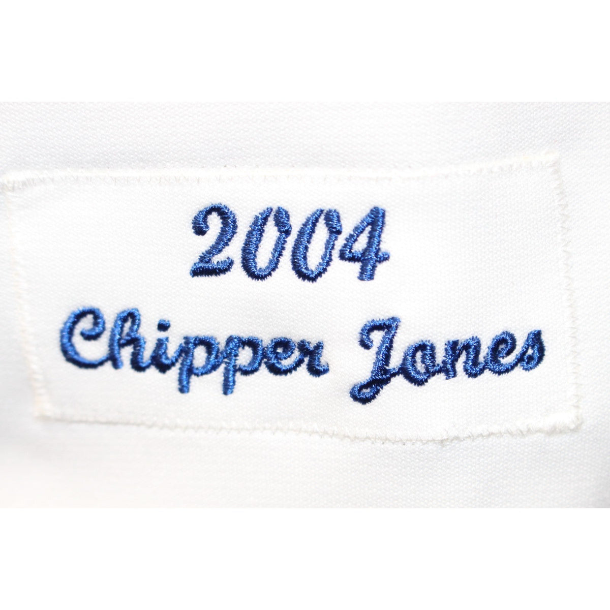 Chipper Jones Autographed Atlanta Braves M&N TB sz 48 Jersey HOF Fanatics 51839