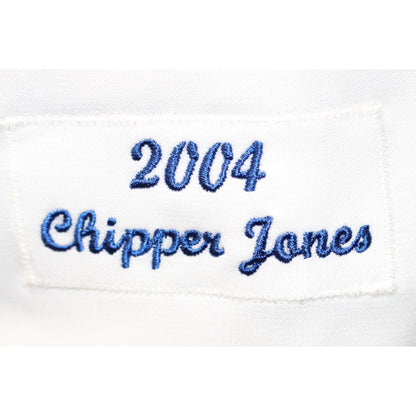 Chipper Jones Autographed Atlanta Braves M&N TB sz 48 Jersey HOF Fanatics 51839