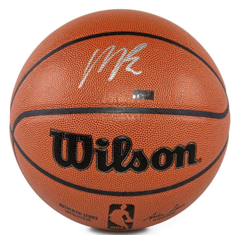 Matas Buzelis Autographed Chicago Bulls Wilson Basketball Panini