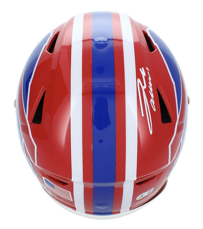 Josh Allen Autographed Bills Throwback Authentic Speedflex Helmet Beckett