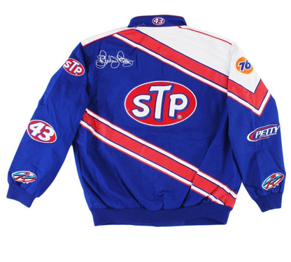 Richard Petty Signed NASCAR STP Full Snap Twill Uniform Jacket