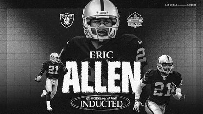 Eric Allen Signed Oakland Raiders Jersey (Beckett) 6xPro Bowl D.B. / 2025 HOF