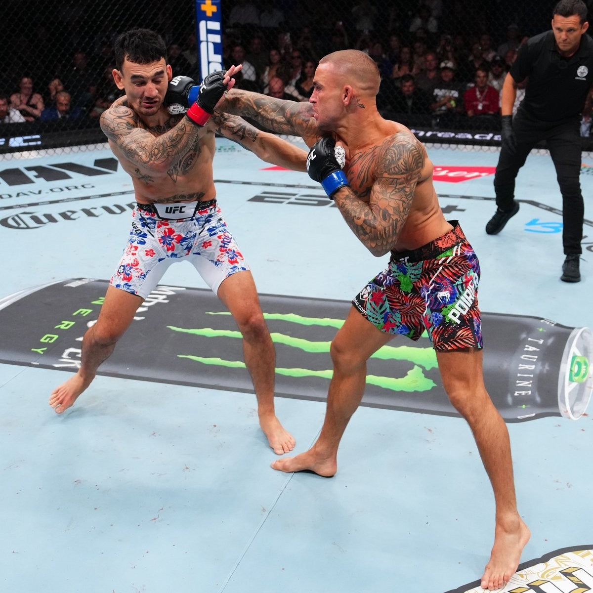 Dustin Poirier Signed 'Diamond' UFC Fight Shorts (PSA/DNA) MMA Record 30-9