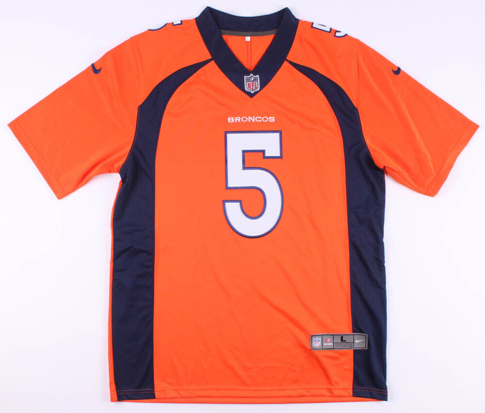 Joe Flacco Signed Denver Broncos Jersey (JSA COA) Super Bowl XLVII Champion