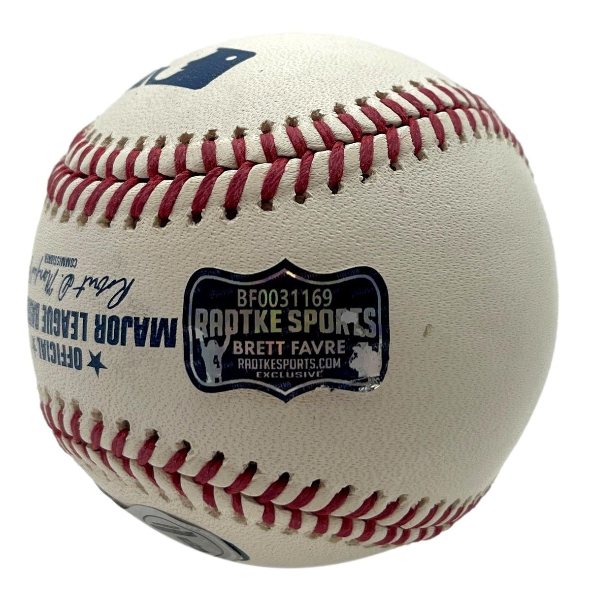 Brett Favre HOF Signed/Auto OML Baseball Green Bay Packers Beckett 201210