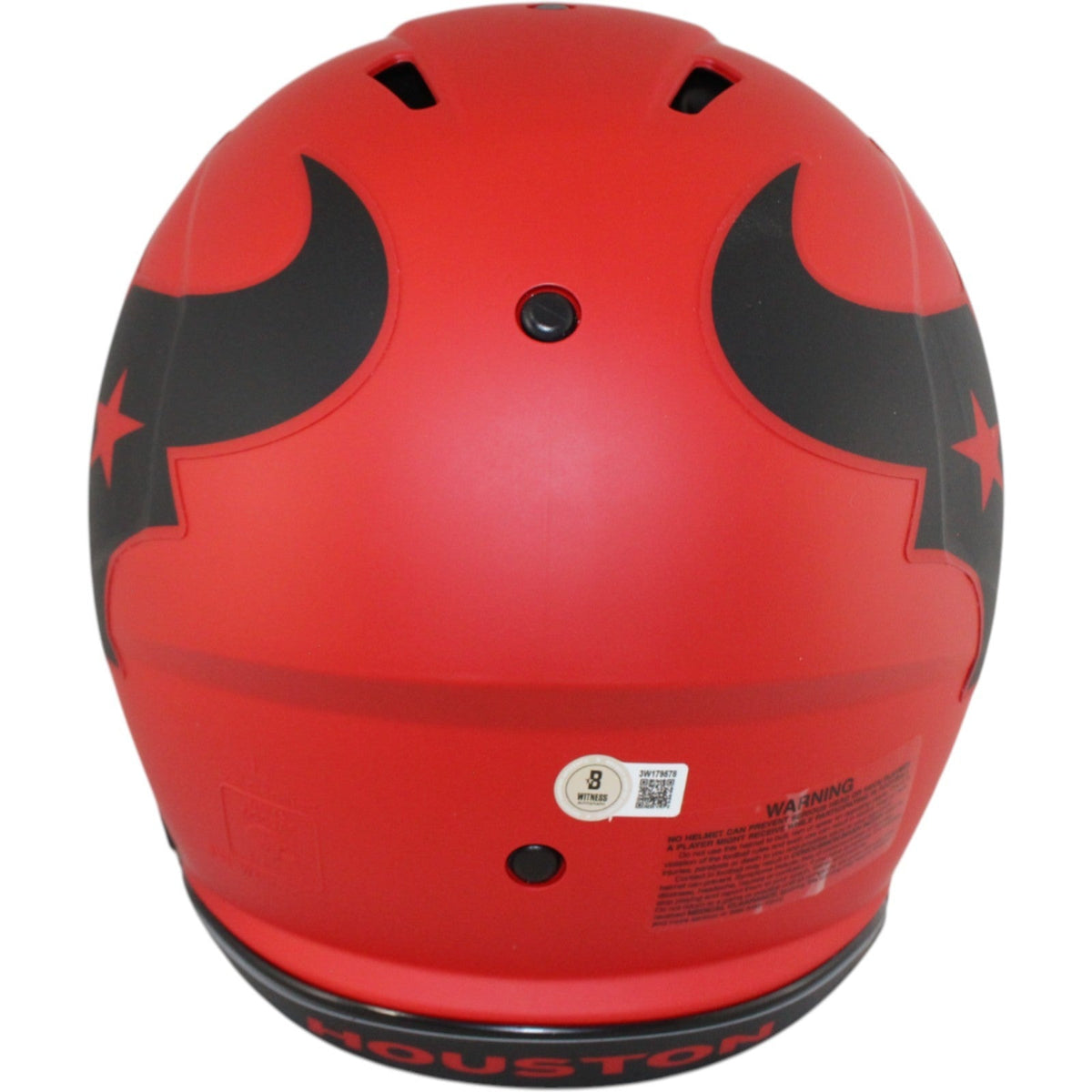 Nico Collins Signed Houston Texans Authentic Rave Helmet Beckett Witness 51682