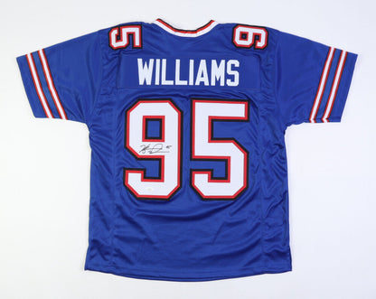 Kyle Williams Signed Bills Jersey (JSA) Buffalo 6xPro Bowl Defensive Tackle