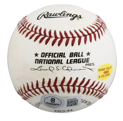 Giants Willie Mays Authentic Signed Leonard Coleman ONL Baseball BAS #AE64026