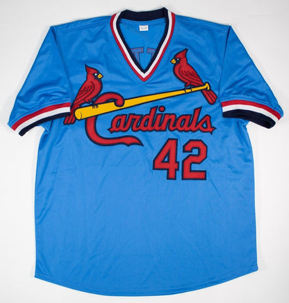Bruce Sutter Signed St Louis Cardinals Jersey "306 Saves & HOF 2006" (JSA COA)