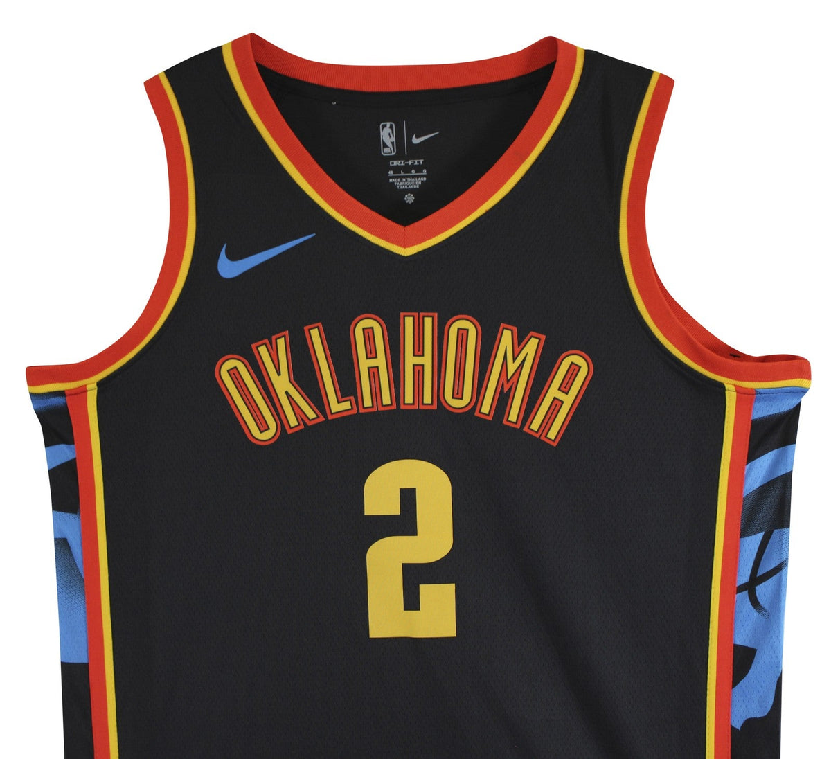 Thunder Shai Gilgeous-Alexander Signed Black Nike Swingman Jersey JSA #CE51910