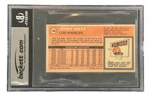 Jerry West Signed 1970-71 Topps #160 Los Angeles Lakers Trading Card BAS