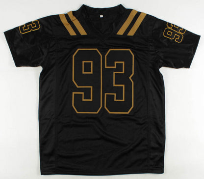 Dwight Freeney Signed AFC Pro Bowl Black Jersey (JSA COA) Indianapolis Colts DE