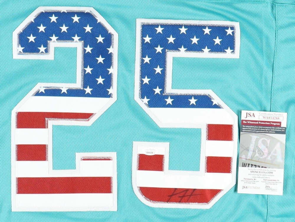 Xavien Howard Signed Miami Dolphins U.S.A. Jersey (JSA COA) 4xPro Bowl D.B.