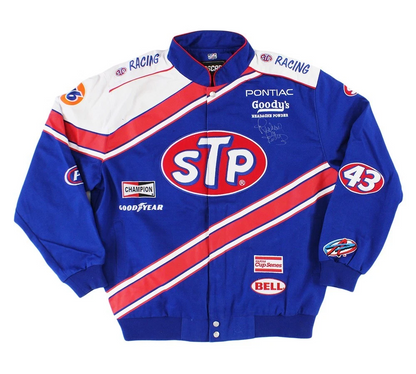 Richard Petty Signed NASCAR STP Full Snap Twill Uniform Jacket