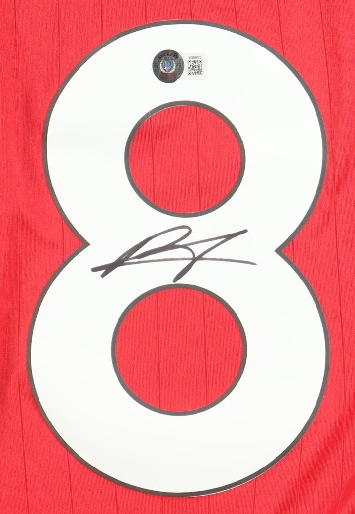 Bruno Fernandes Signed Manchester United Adidas Soccer Jersey (Beckett)