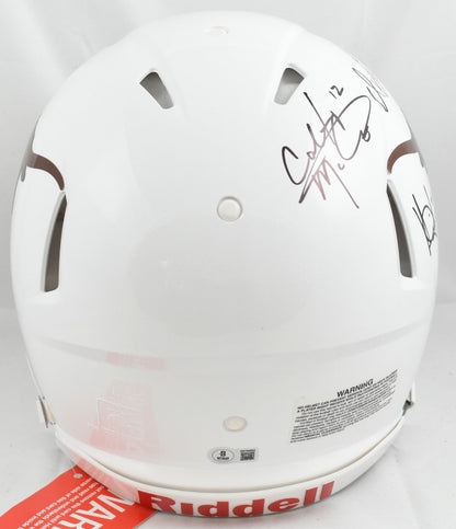 Texas Longhorns Quad Legends F/S Speed Authentic Helmet - Beckett W Hologram