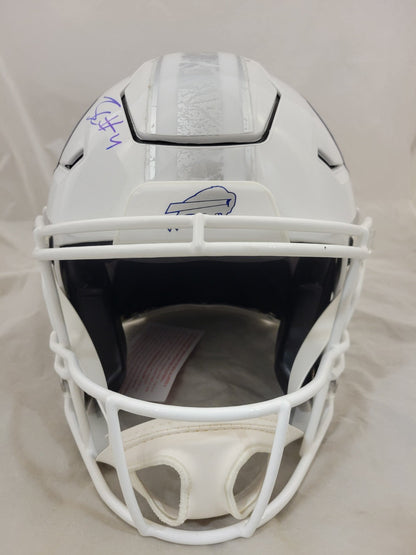 JAMES COOK SIGNED BUFFALO BILLS RIVALRIES SPEEDFLEX AUTHENTIC HELMET BECKETT QR
