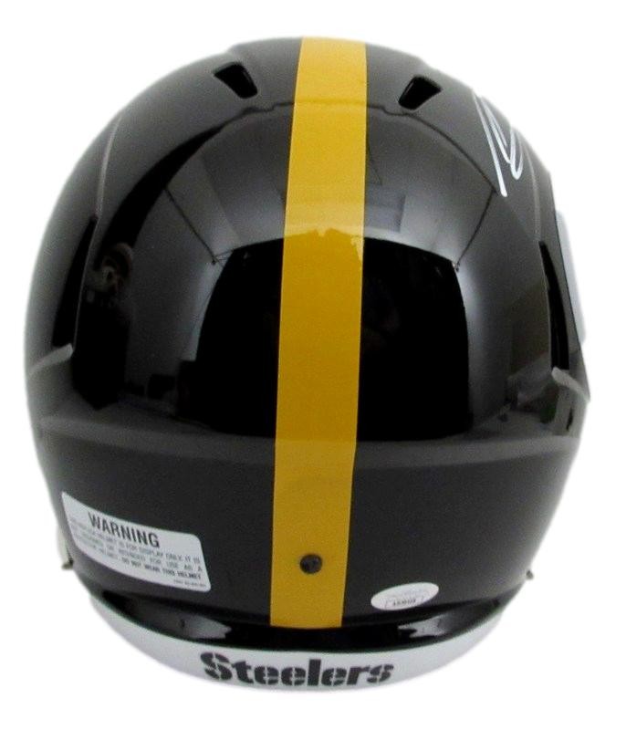 George Pickens Autographed Full Size Black Speed Replica Helmet Steelers JSA 118