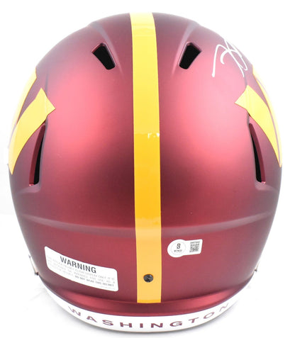 Frankie Luvu Autographed Washington Commanders F/S Speed Helmet - Beckett W