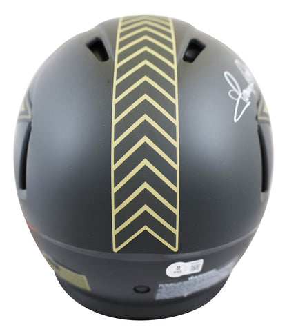 Cowboys Pearson, Staubach & Dorsett Signed STS IV F/S Speed Proline Helmet BAS W