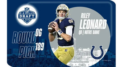 Riley Leonard Signed Indianapolis Colts Nike Authentic Jersey (JSA) Ex Irish Q.B