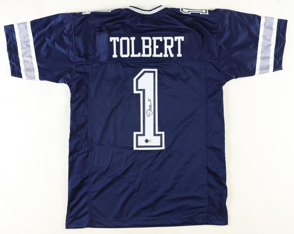 Jalen Tolbert Signed Dallas Cowboys Jersey (Beckett) Starting Wide Receiver