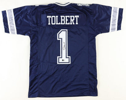 Jalen Tolbert Signed Dallas Cowboys Jersey (Beckett) Starting Wide Receiver