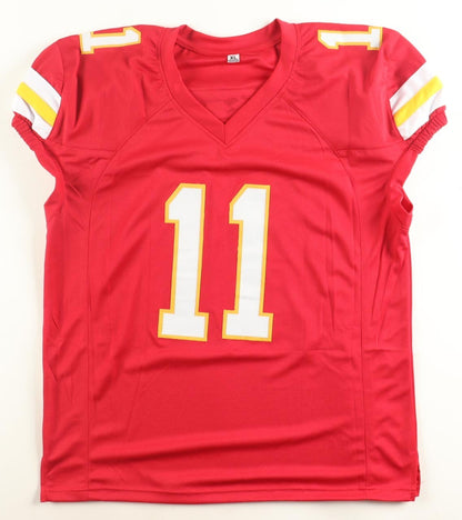 Jalen Royals Signed Kansas City Chiefs Pro Cut Jersey (JSA) Ex Utah State / W.R.