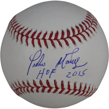 Pedro Martinez Autographed Boston Red Sox OML Baseball HOF Beckett Witness 51587