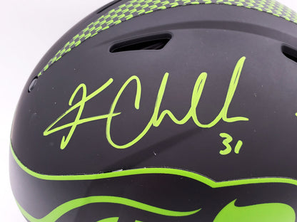 KAM CHANCELLOR AUTO ECLIPSE BLACK FULL SIZE AUTH HELMET SB CHAMPS MCS 197180