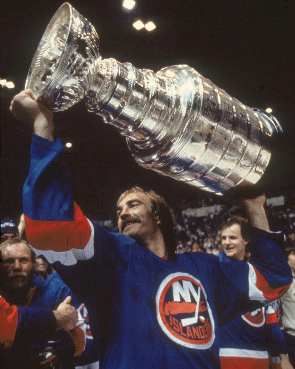 Bob Nystrom Signed New York Islanders Jersey Insc."4xSC" & "80, 81, 82, 83"(JSA)