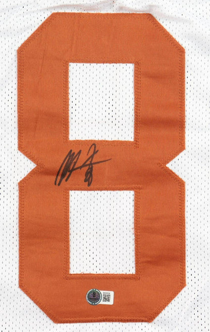 Xavier Worthy Signed Texas Longhorns Jersey (Beckett) Kansas City Chiefs W.R.