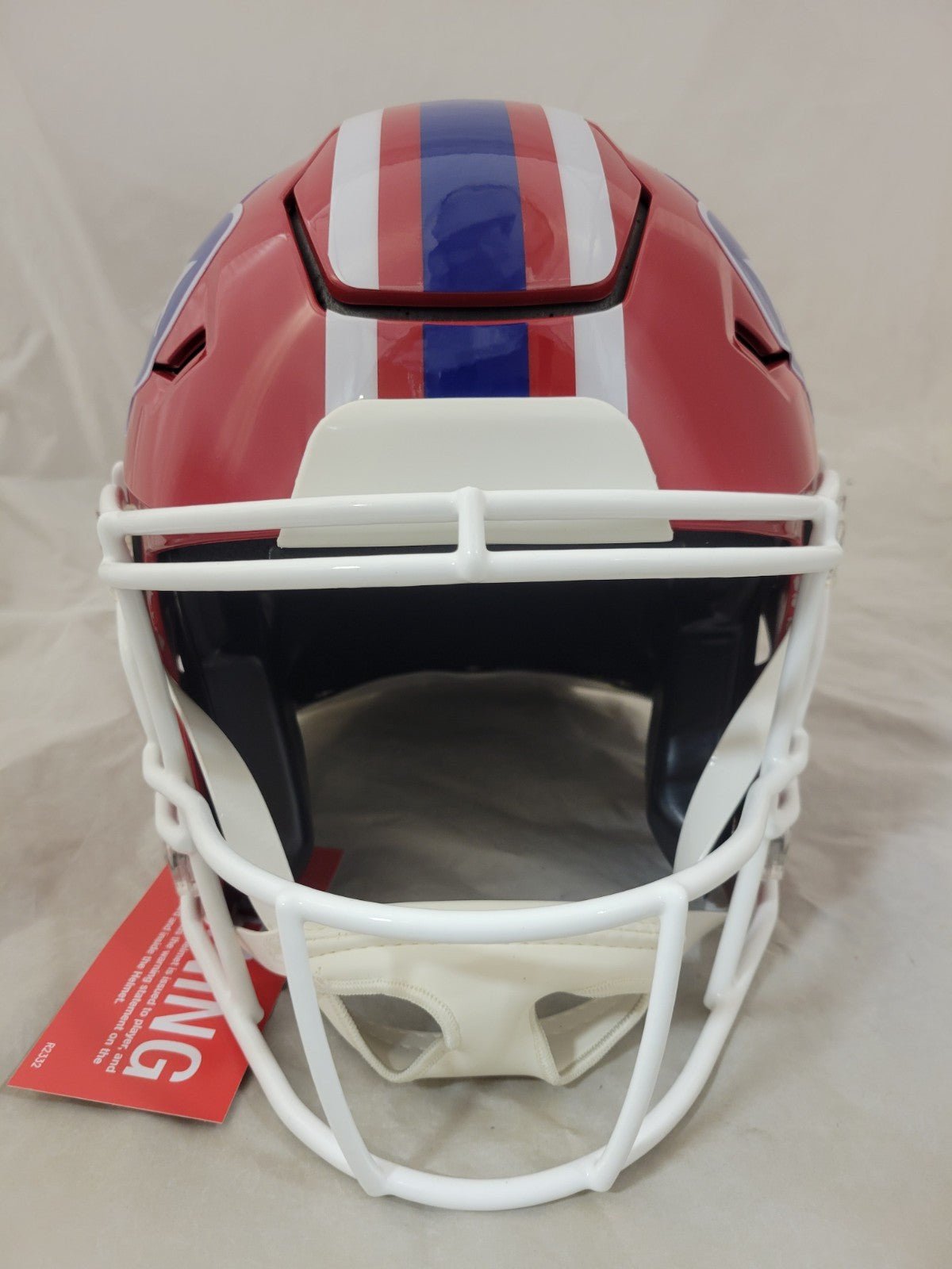 JOSH ALLEN SIGNED BUFFALO BILLS THROWBACK SPEEDFLEX AUTHENTIC HELMET BECKETT QR