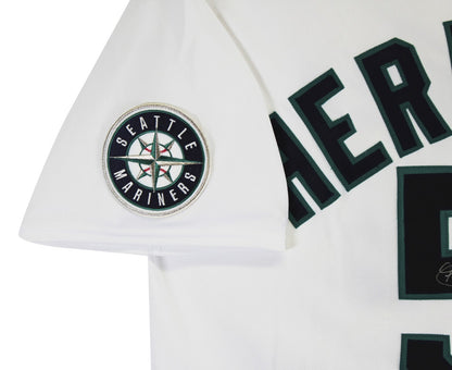 Mariners Felix Hernandez Signed White Russell Athletic Rookie #59 Jersey BAS