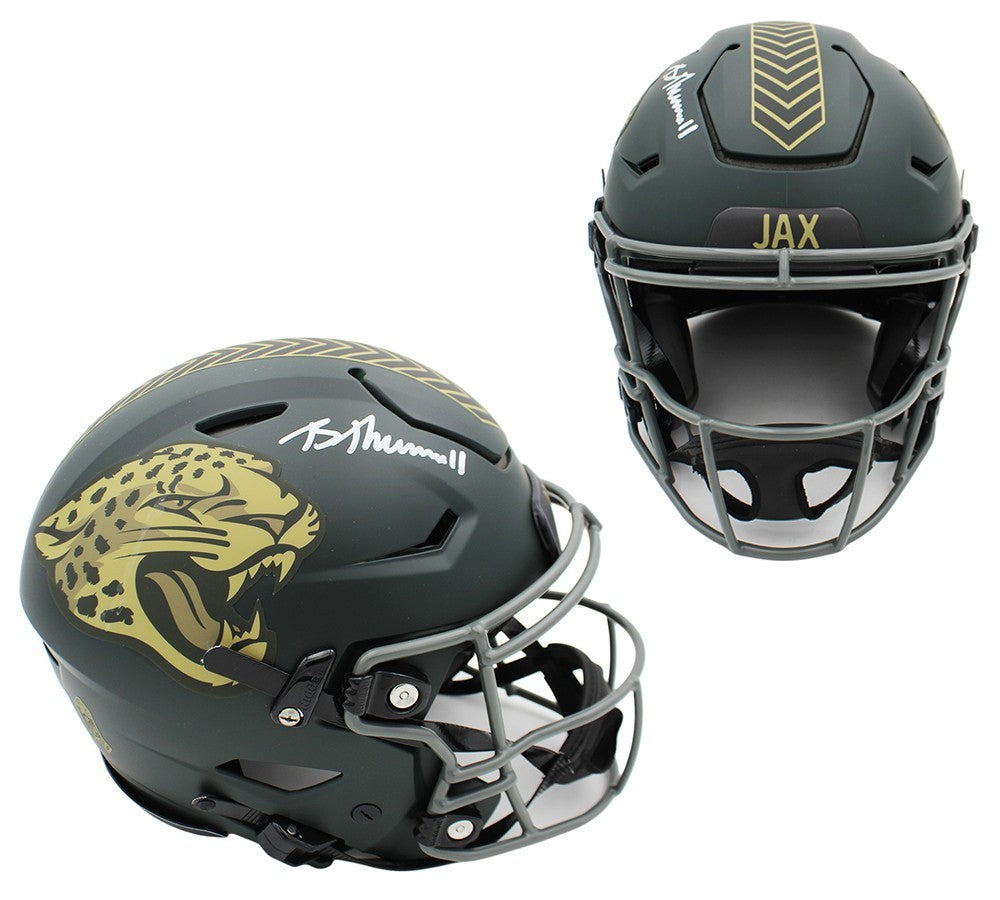 Brian Thomas Jr. Signed Jacksonville Jaguars Speed Flex Authentic STS 4 Helmet