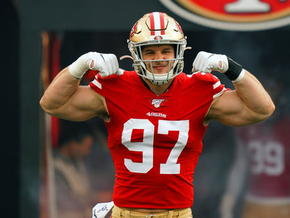 Nick Bosa Signed 49ers Pro Cut Jersey (Beckett) San Francisco 1st Round Pick