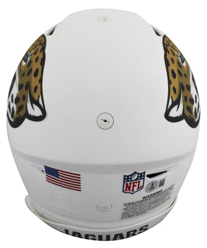 Jaguars Travis Hunter Signed 2024 On-Field Alt Speed Flex Full Size Helmet BAS W