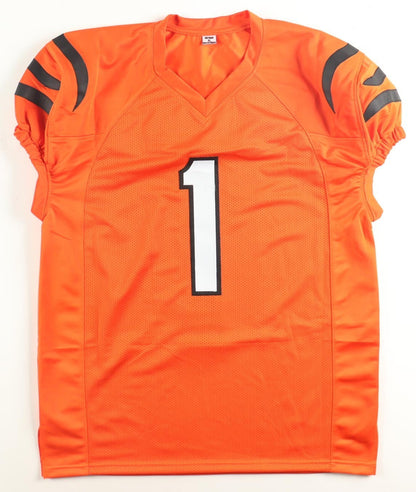 Ja'Marr Chase Signed Cincinnati Bengals Jersey (JSA) 2021 Top Draft Pick / WR