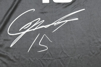 Clint Capela Autographed Houston Rockets Black Nike Fast Break Jersey - Tristar