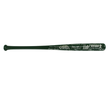 1969 New York Jets Alumni Signed Cooperstown '69 World Champs SB Green Bat