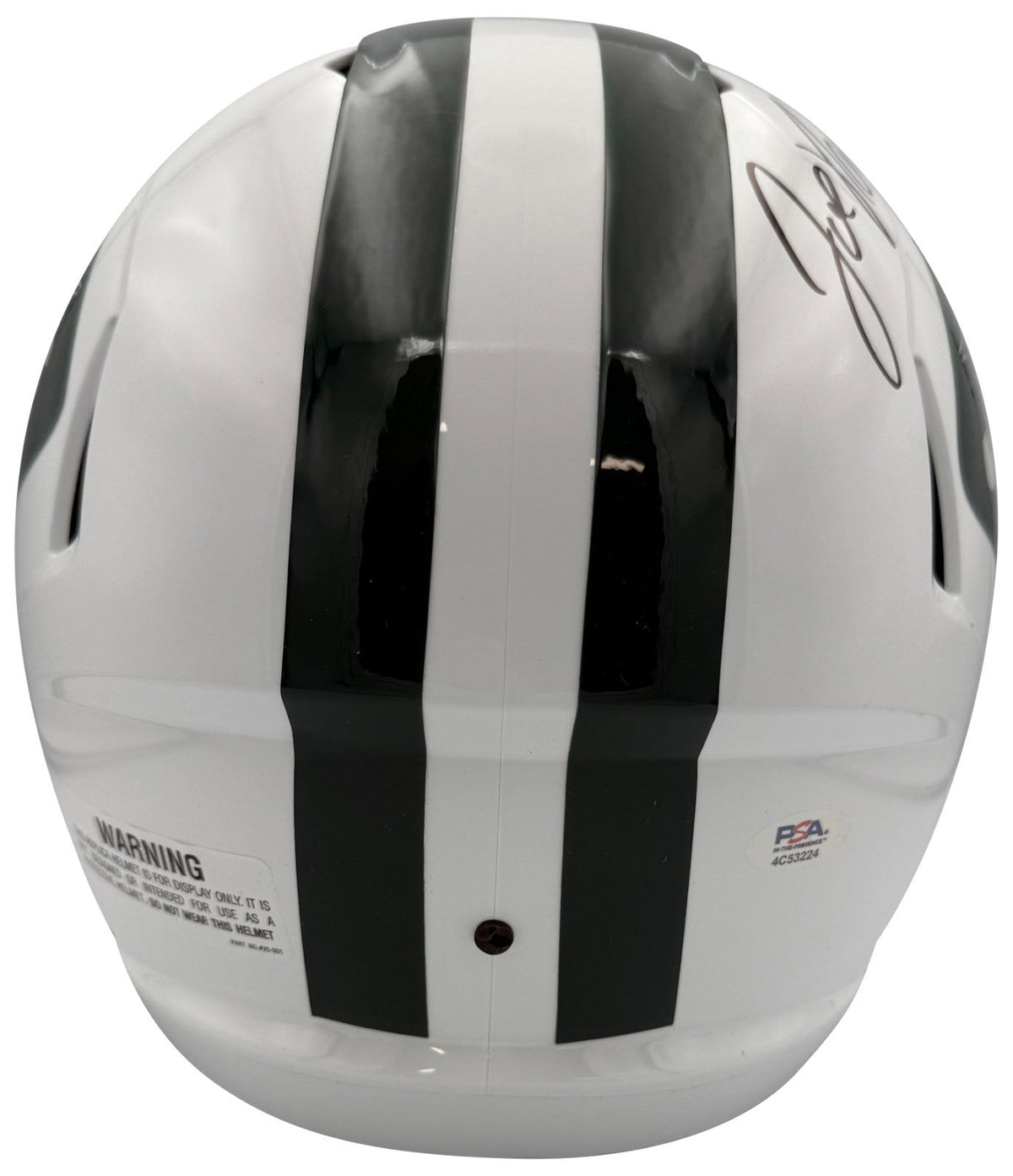 Joe Namath Autographed New York Jets Signed Full Size Authentic Helmet PSA