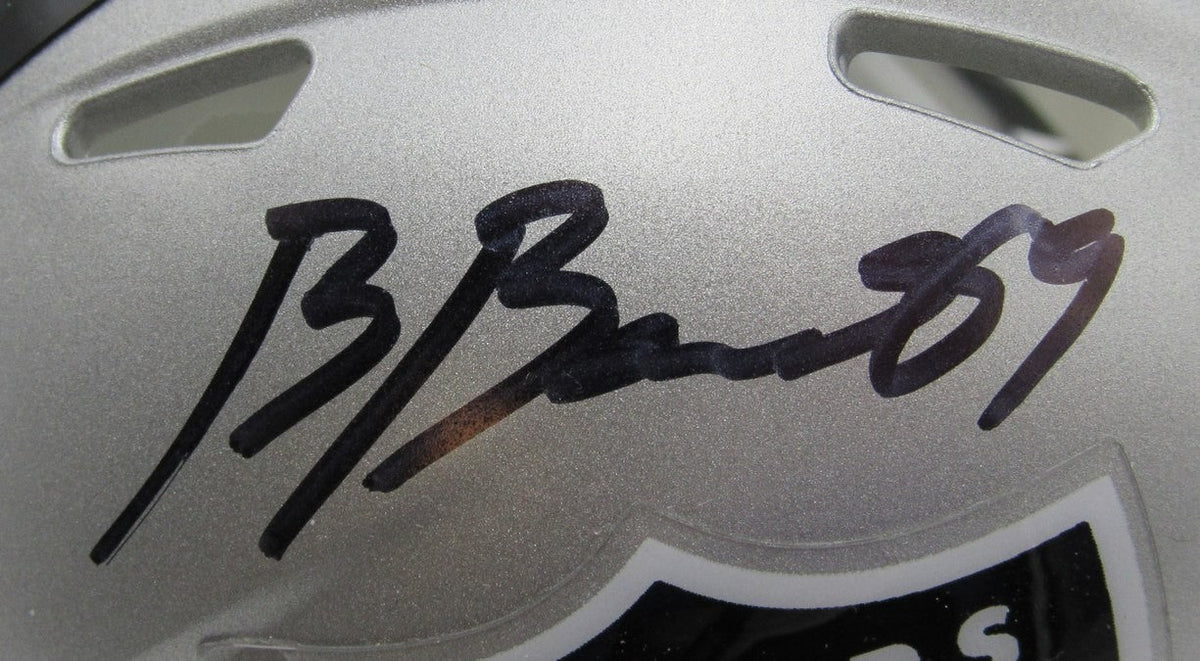 Brock Bowers Signed/Auto Mini Football Helmet Oakland Raiders Beckett 200065