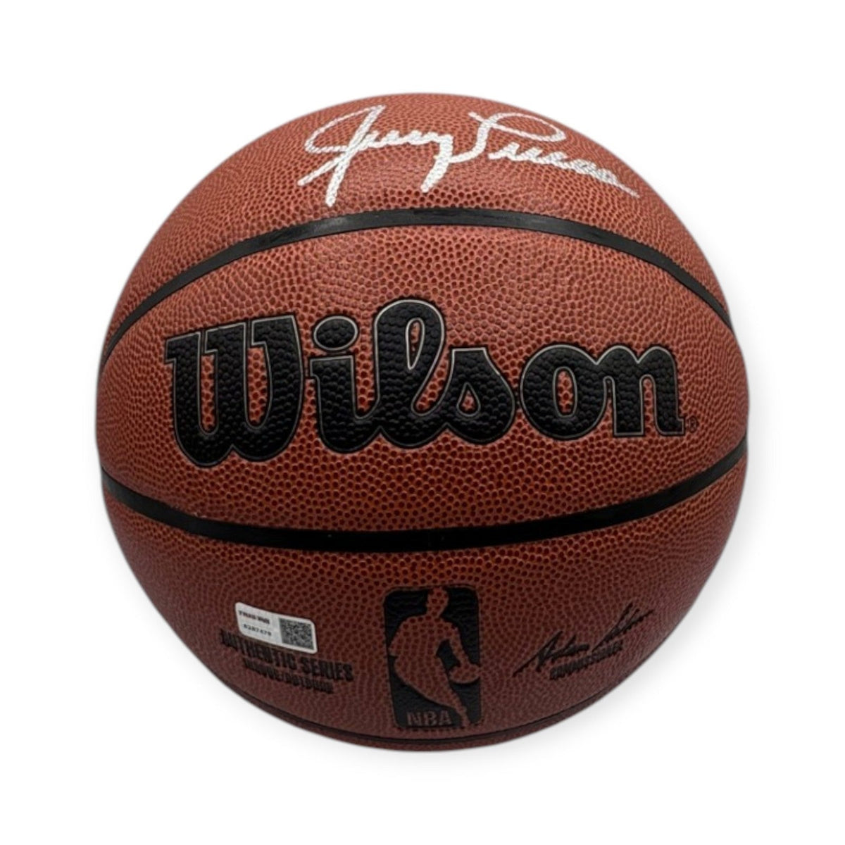 Jerry Lucas New York Knicks Signed Autographed Basketball TriStar