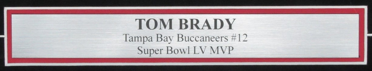 Tom Brady Autographed 16x20 Photo Tampa Bay Buccaneers Framed Fanatics 200800