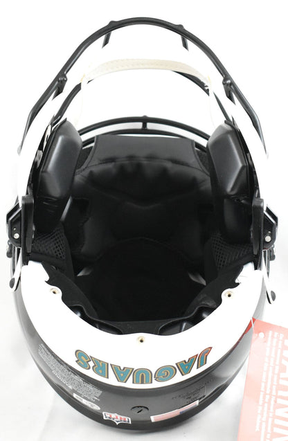 Travis Hunter Autographed Jaguars F/S 95-12 SpeedFlex Helmet - Beckett W Holo