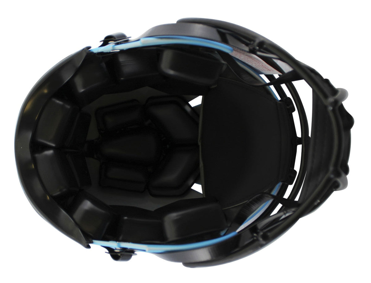 Panthers Julius Peppers Signed Rave Full Size Speed Proline Helmet W/ Case BAS W