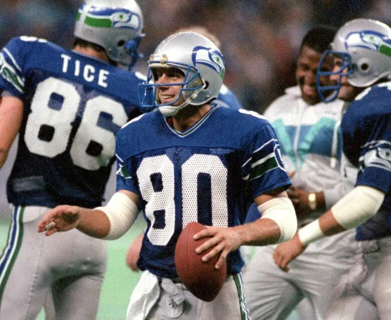 Steve Largent Signed Seattle Seahawks Neon Jersey (PSA) NFL H.O.F. 1995 W.R.
