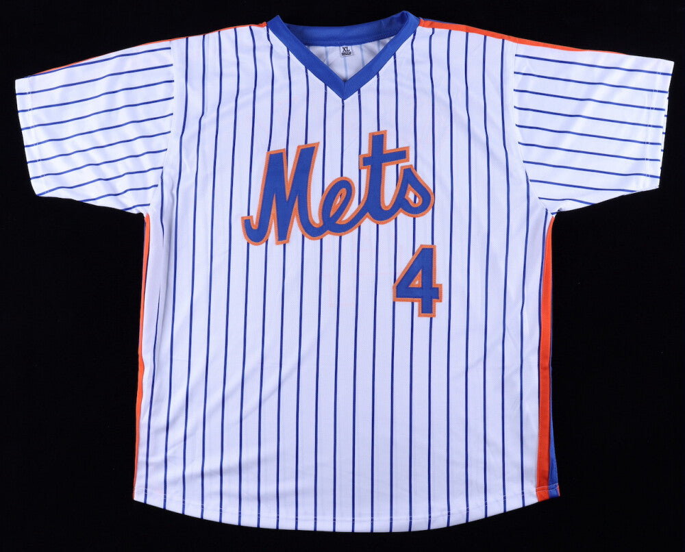 Lenny Dykstra Signed New York Mets Jersey (JSA COA) 1986 World Series Champion