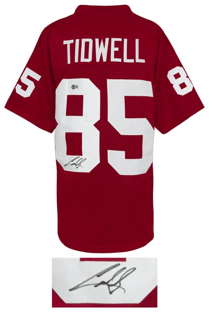 Cuba Gooding Jr Signed Red 'Tidwell' Custom Football Jersey - (BECKETT COA)