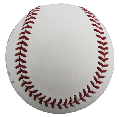 Astros George Springer "4x Insc" Signed 2017 WS Oml LE #47/50 Baseball Fanatics